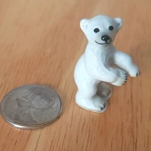 Porcelain Polar Bear Figurine